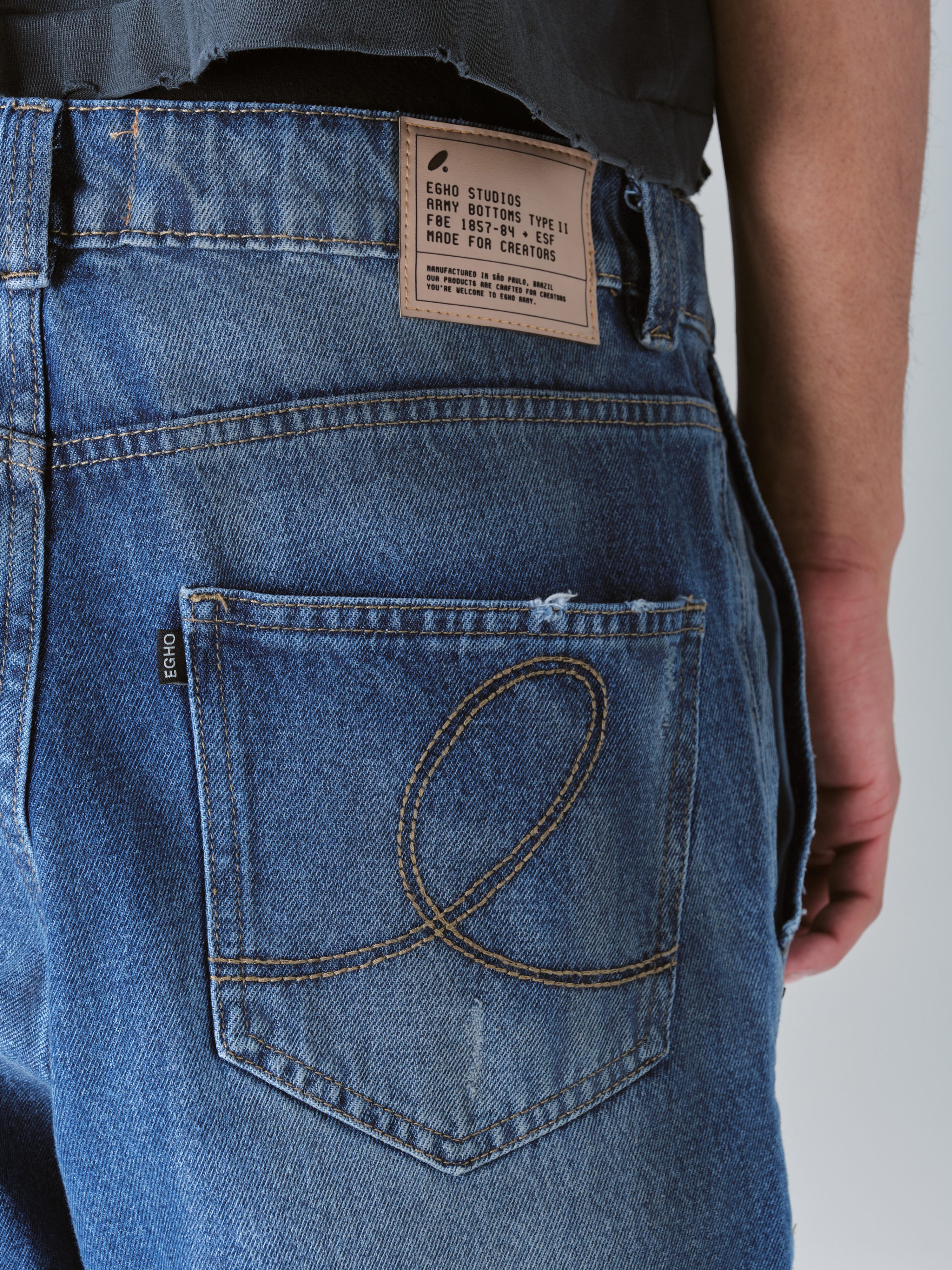 GUERRILLA DENIM FLARED AZUL